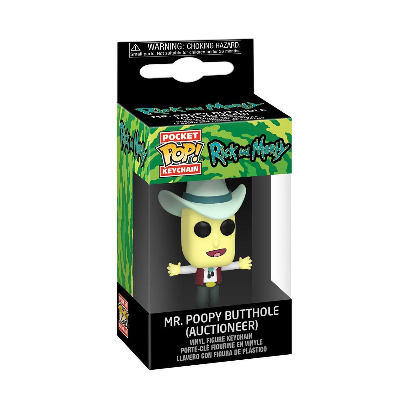 Funko Pop! Keychain: Rick And Morty - Mr. Poopy Butthole Auctioneer - Fundom