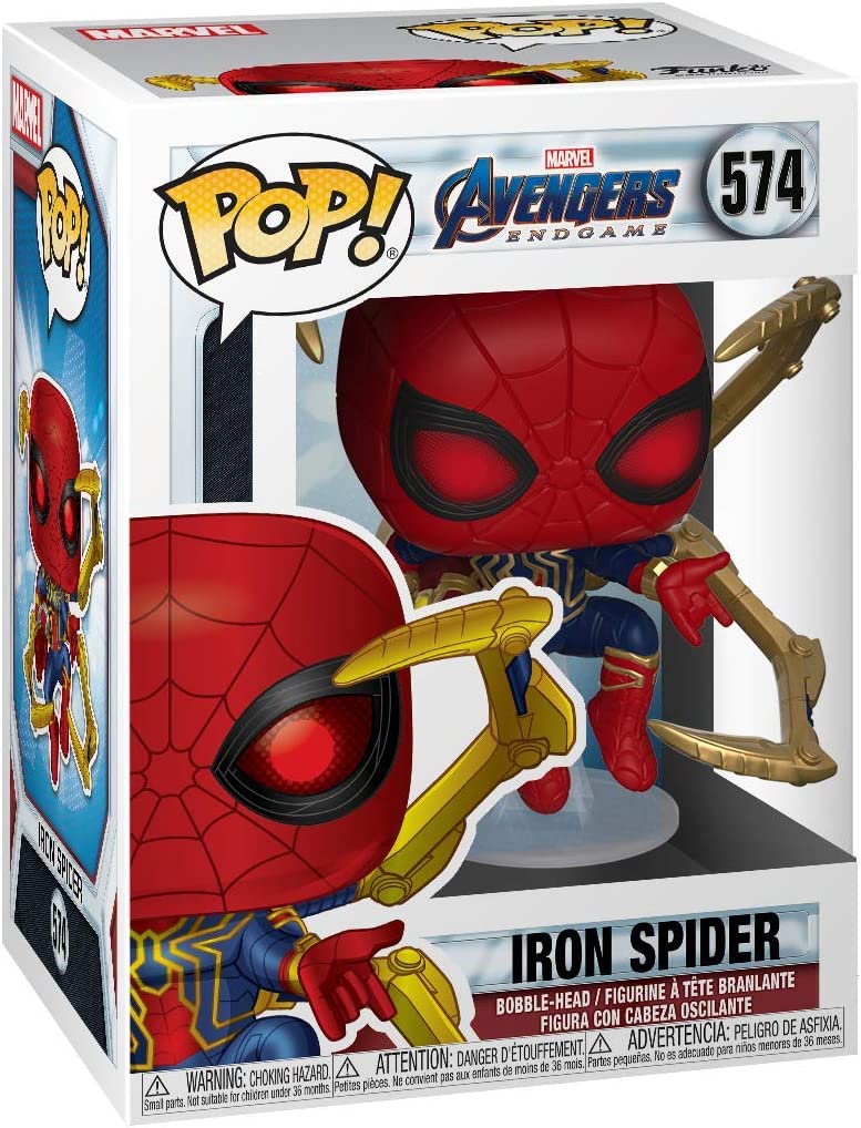 Funko Pop Marvel: Avengers Endgame - Iron Spider with Nano Gauntlet Vinyl Figure - Fundom