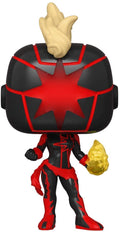 Funko Pop! Marvel: Dark Captain Marvel Summer Convention Exclusive Vinyl Figure - Fundom