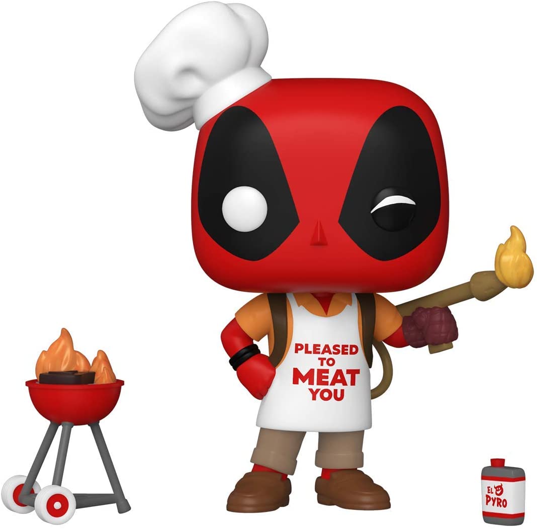 Funko Pop! Marvel: Deadpool 30th - Backyard Griller Deadpool Vinyl Figure - Fundom