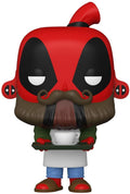 Funko Pop! Marvel: Deadpool 30th - Coffee Barista Deadpool Vinyl Figure - Fundom