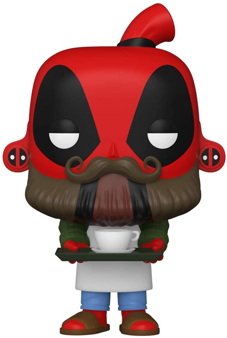 Funko Pop! Marvel: Deadpool 30th - Coffee Barista Deadpool Vinyl Figure - Fundom
