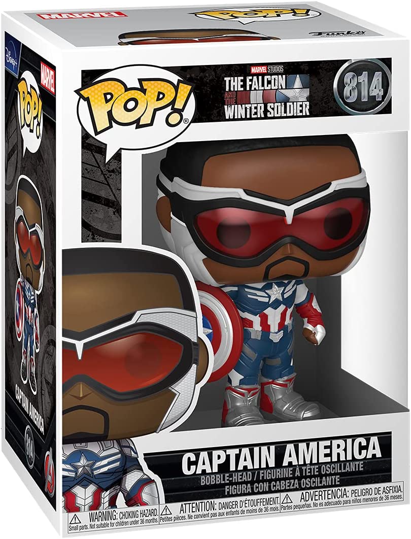 Funko Pop! Marvel Falcon and The Winter Soldier Captain America (Sam Wilson) Vinyl Figure - Fundom