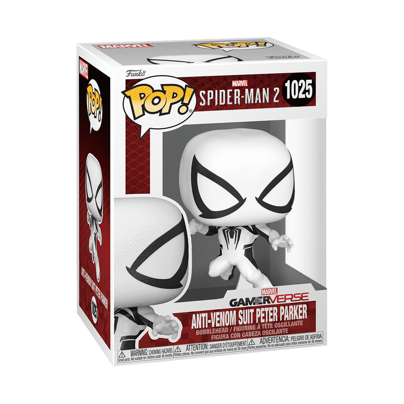 Funko Pop! Marvel Gamerverse: Spider - Man 2 - Anti - Venom Suit Peter Parker 1025 - Fundom