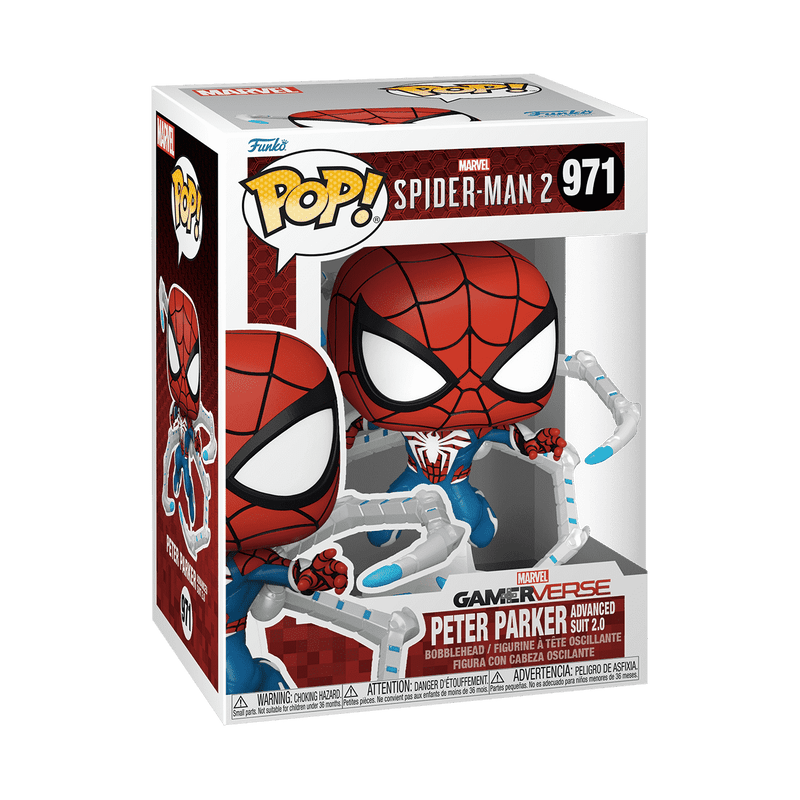 Funko Pop! Marvel Gamerverse: Spider - Man 2 - Peter Parker Advanced Suit 2.0 971 - Fundom