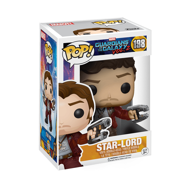Funko Pop! Marvel: Guardians of the Galaxy Volume 2 - Star - Lord 198 Vinyl Figure - Fundom