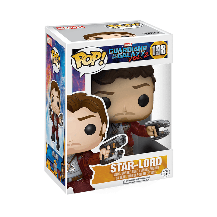 Funko Pop! Marvel: Guardians of the Galaxy Volume 2 - Star - Lord 198 Vinyl Figure - Fundom