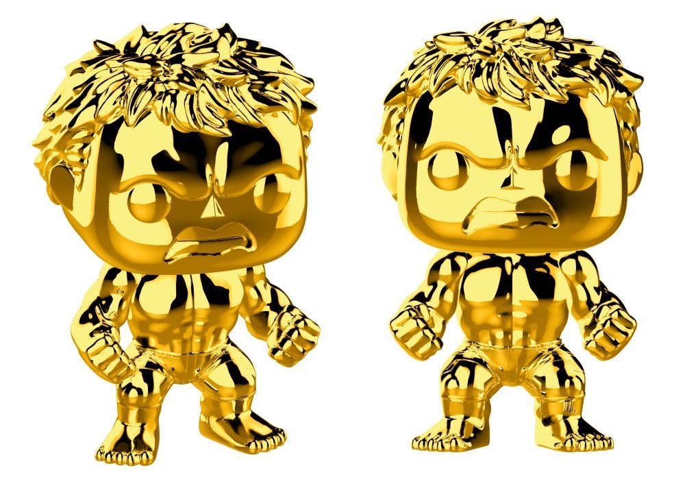 Funko Pop! Marvel: Marvel Studios 10 - Hulk (Gold Chrome) - Fundom