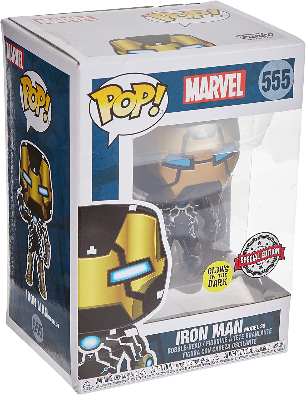 Funko Pop! Marvel ron Man Model 39 Exclusive Vinyl Figure - Fundom