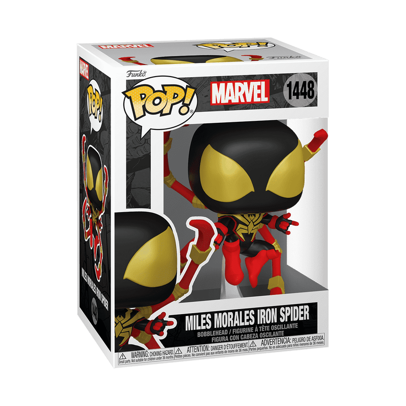 Funko Pop! Marvel: Spider - Man - Miles Morales Iron Spider With Mask 1448 - Fundom