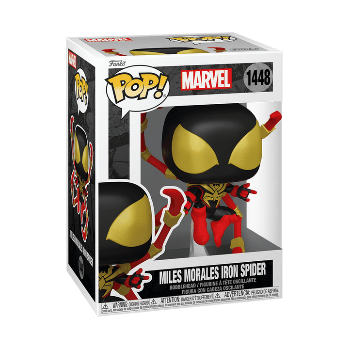 Funko Pop! Marvel: Spider - Man - Miles Morales Iron Spider With Mask 1448 - Fundom