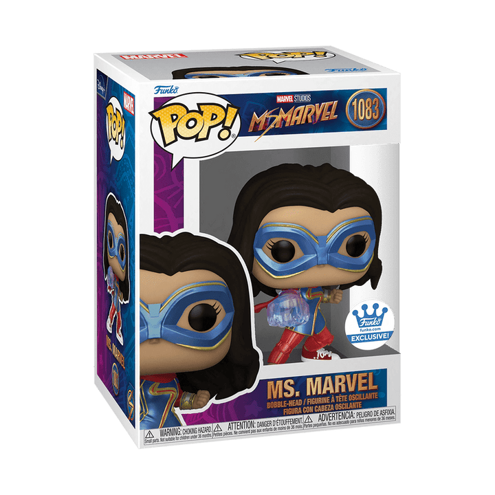 Funko Pop! Marvel Studios: Ms Marvel - Ms. Marvel With Light Arm Exclusive - Fundom