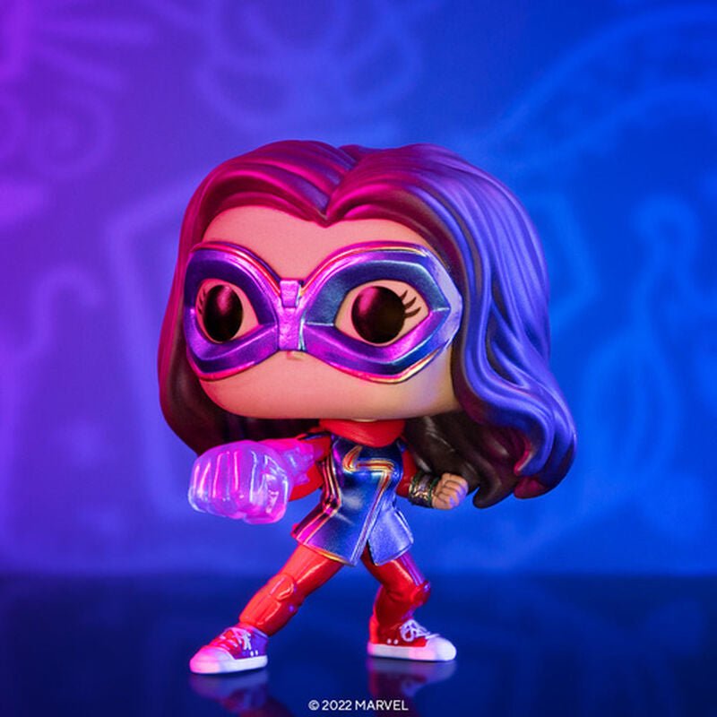 Funko Pop! Marvel Studios: Ms Marvel - Ms. Marvel With Light Arm Exclusive - Fundom