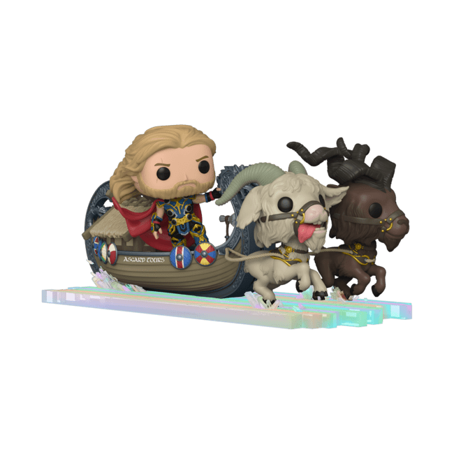 Funko Pop! Marvel Studios Thor: Love and Thunder - Goat Boat with Thor Toothgnasher & Toothgrinder - Fundom