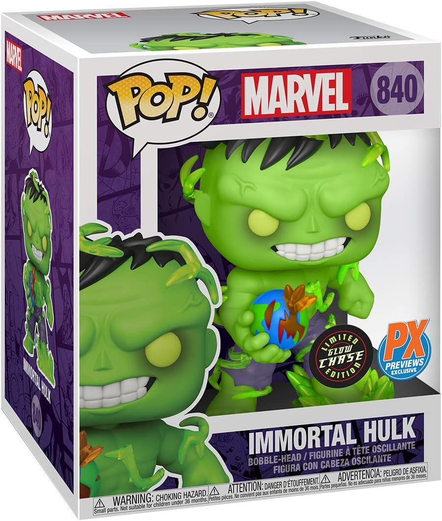 Funko Pop! Marvel Super Heroes: The Immortal Hulk 6" GITD Chase Vinyl Figure - Fundom