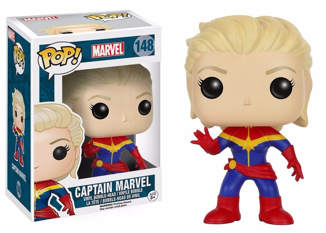Funko Pop! Marvel Unmasked Captain Marvel Vinyl Action Figure - Fundom