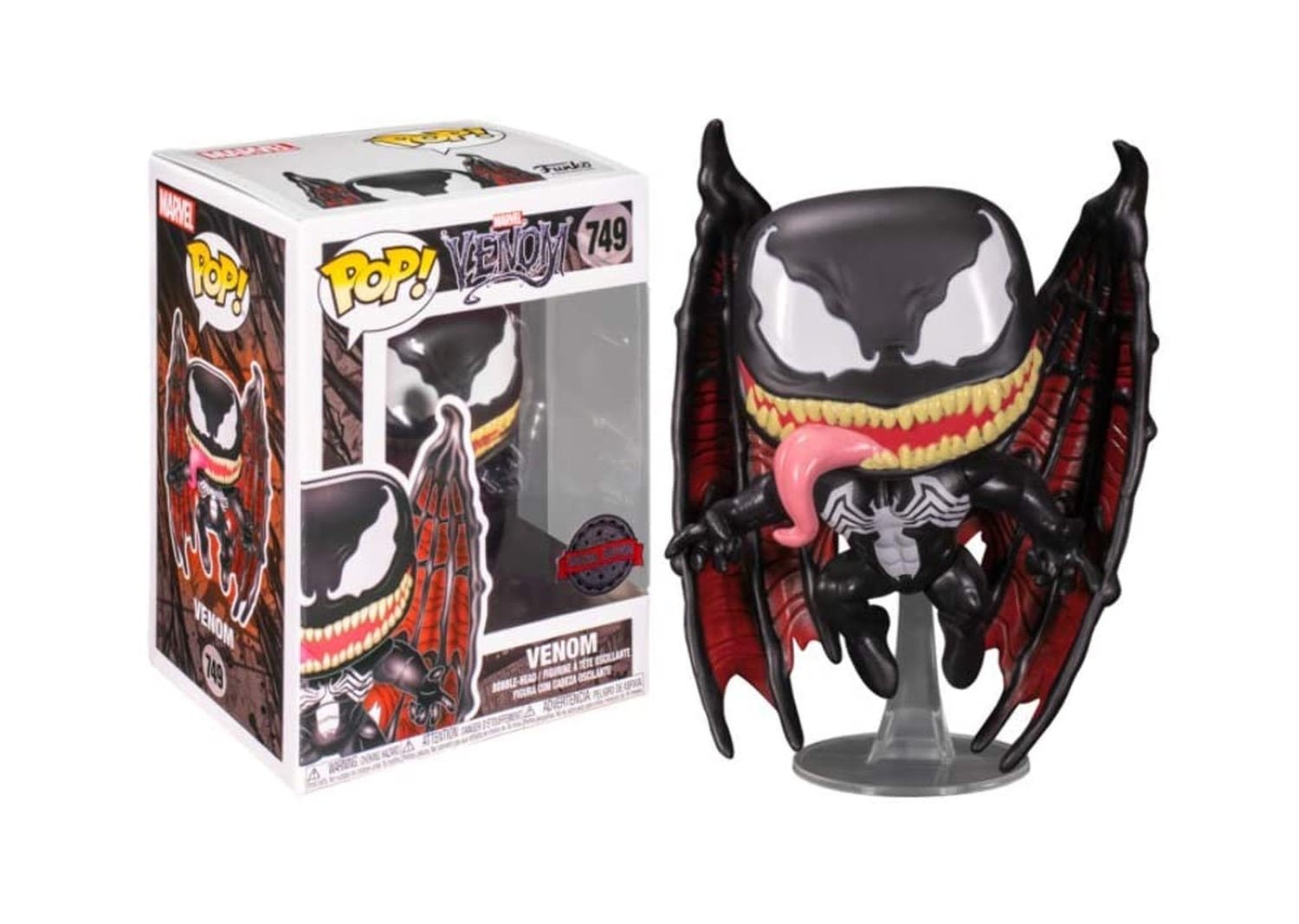 Funko Pop! Marvel Venom With Wings Pop In A Box Exclusive - Fundom