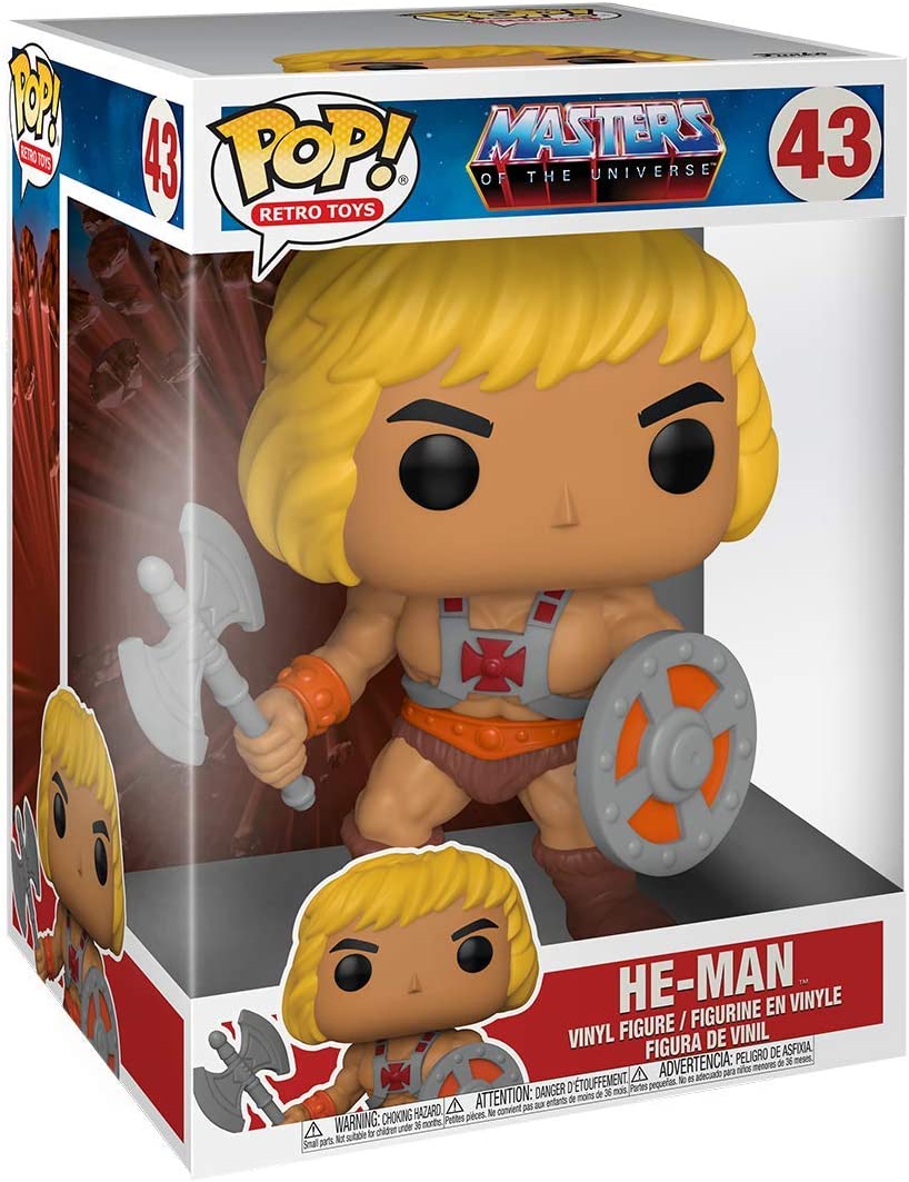 Funko Pop! Masters of The Universe He - Man 10" Vinyl Figure - Fundom