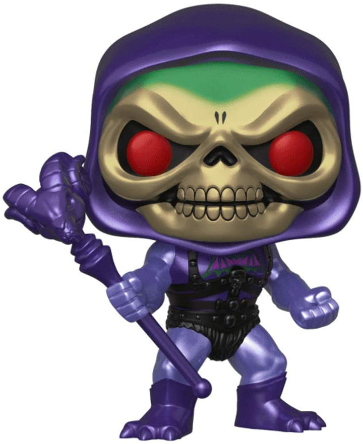 Funko Pop! Masters The Universe, Metallic Battle Armor Skeletor Exclusive Vinyl Figure - Fundom