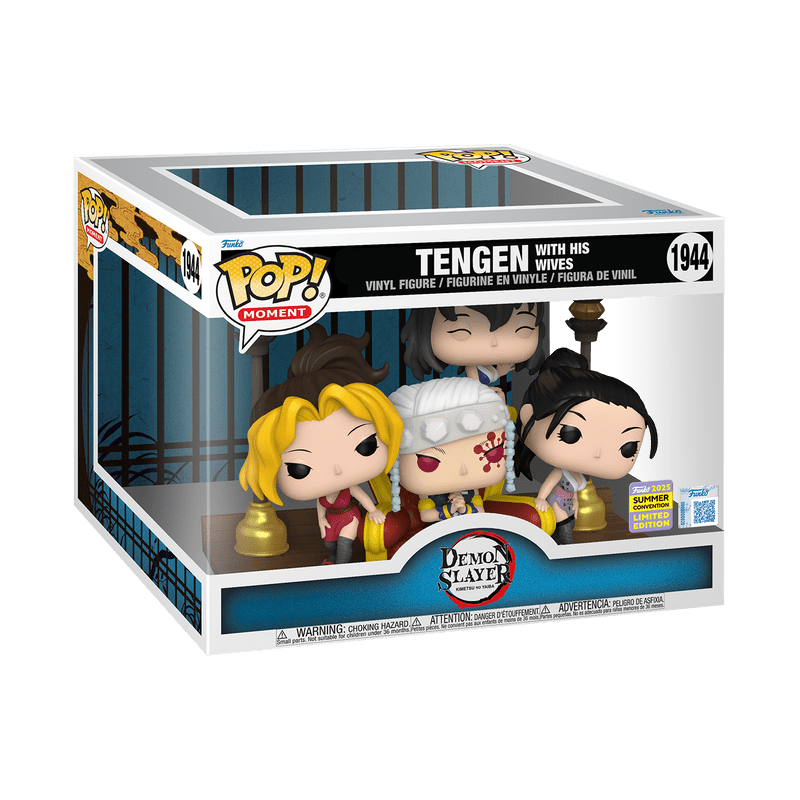 Funko Pop! Moment: Demon Slayer: Kimetsu no Yaiba - Tengen with His Wives 1944 2025 Summer Convention Exclusive - Fundom
