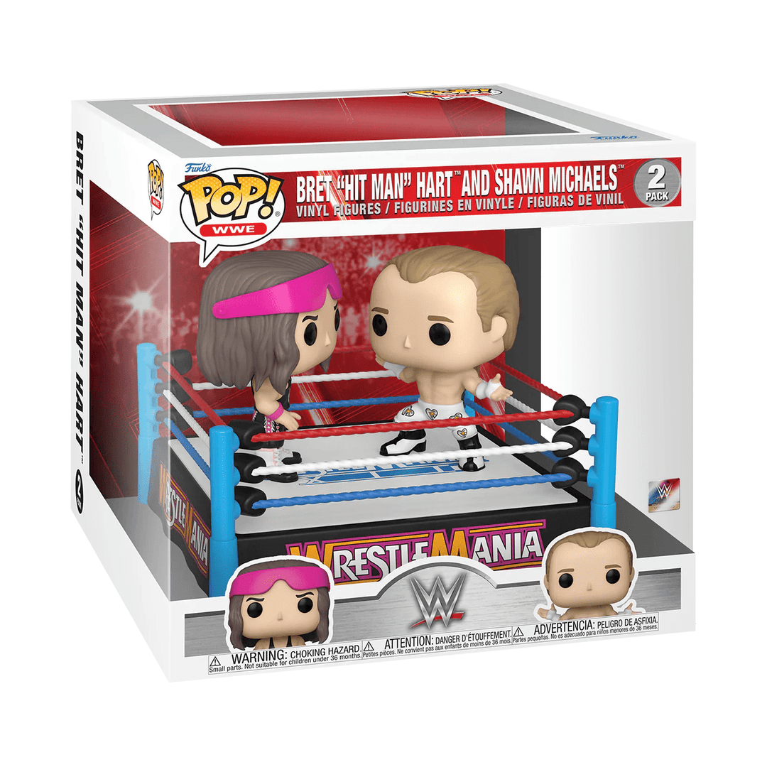 Funko Pop! Moment: WWE - Bret Hit - Man Hart and Shawn Michaels - Fundom