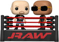 Funko Pop! Moment: WWE - The Rock vs Stone Cold in Wrestling Ring Vinyl Figure - Fundom