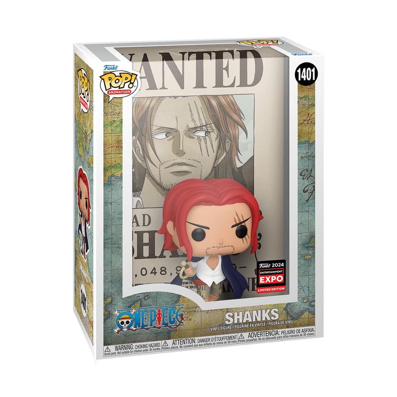 Funko Pop! Movie Poster Animation: One Piece - Shanks 2024 Limited Edition Entertainment Expo Shared Exclusive - Fundom