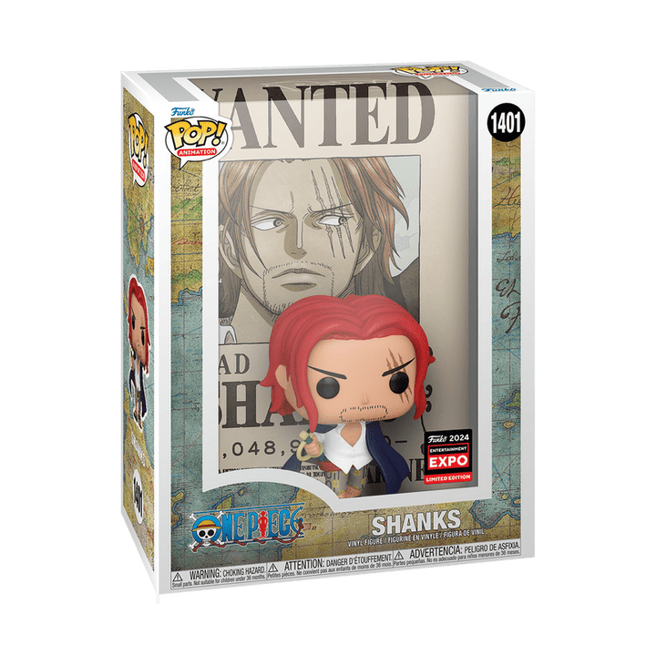 Funko Pop! Movie Poster Animation: One Piece - Shanks 2024 Limited Edition Entertainment Expo Shared Exclusive - Fundom