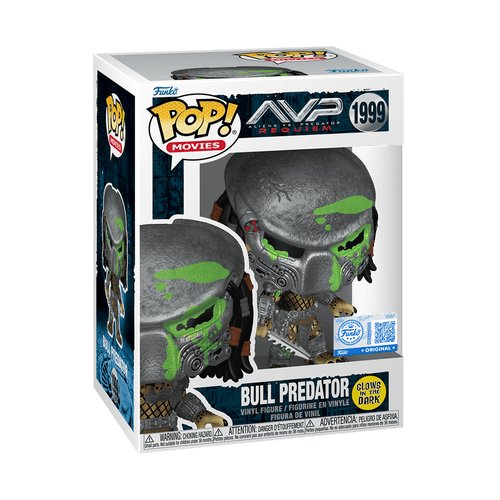 Funko Pop! Movies: Aliens vs. Predator: Requiem - Bull Predator Bloody Glow - in - the - Dark 1999 AE Exclusive - Fundom