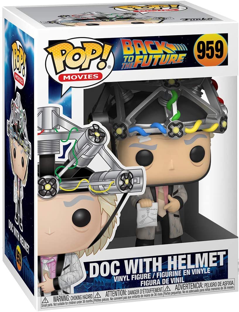 Funko Pop! Movies: Back to The Future - Doc with Helmet Vinyl Figure - Fundom