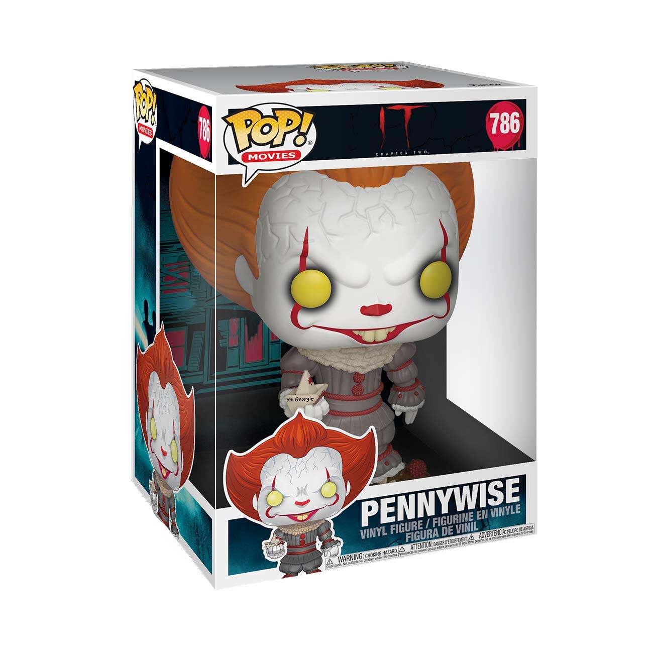 Funko Pop Movies IT Chapter 1 Pennywise With Boat 10 - Inch Vinyl Figure - Fundom