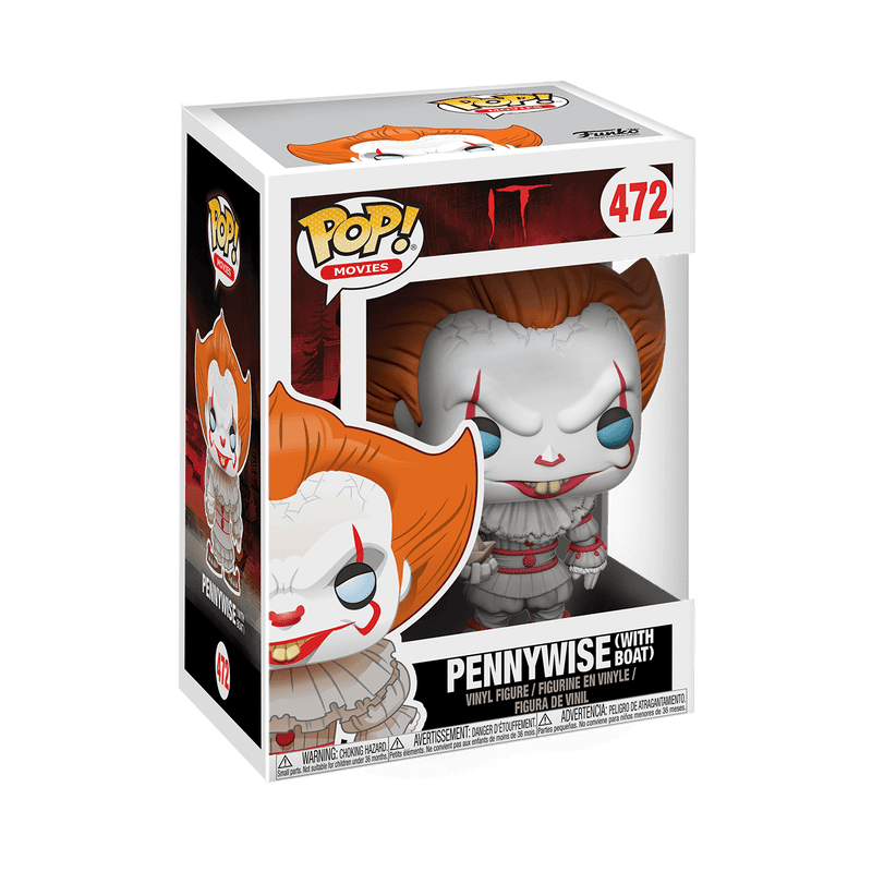 Funko Pop! Movies: IT - Pennywise with Boat 472 - Fundom