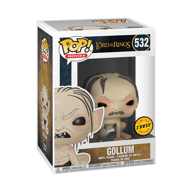 Funko Pop! Movies: The Lord of The Rings - Gollum with Fish Chase 532 - Fundom
