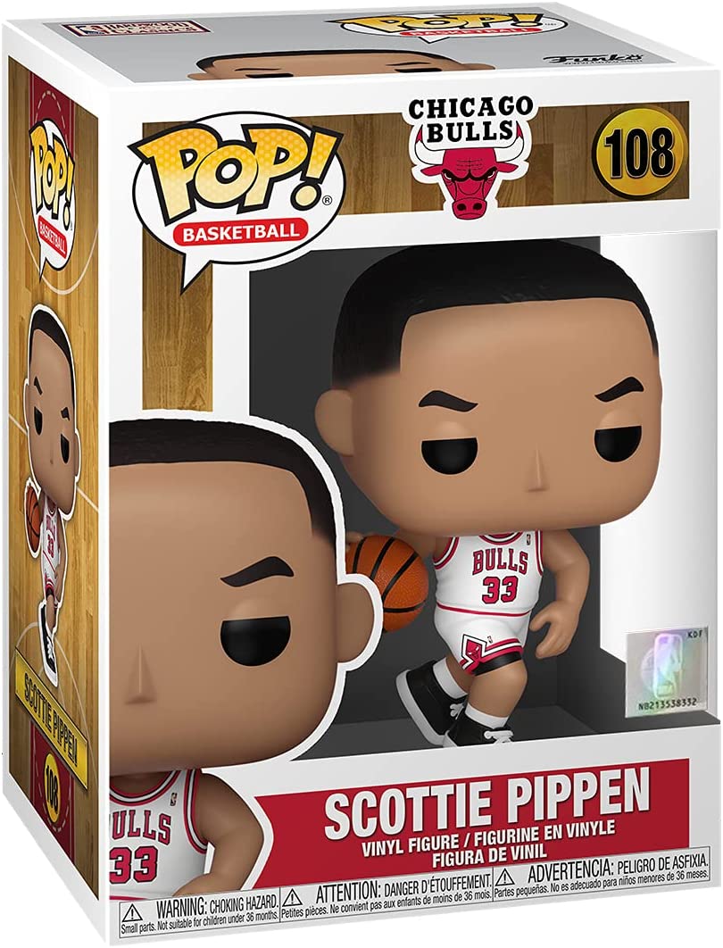 Funko Pop! NBA: Legends - Scottie Pippen (Chicago Bulls Home Jersey) Vinyl Figure - Fundom