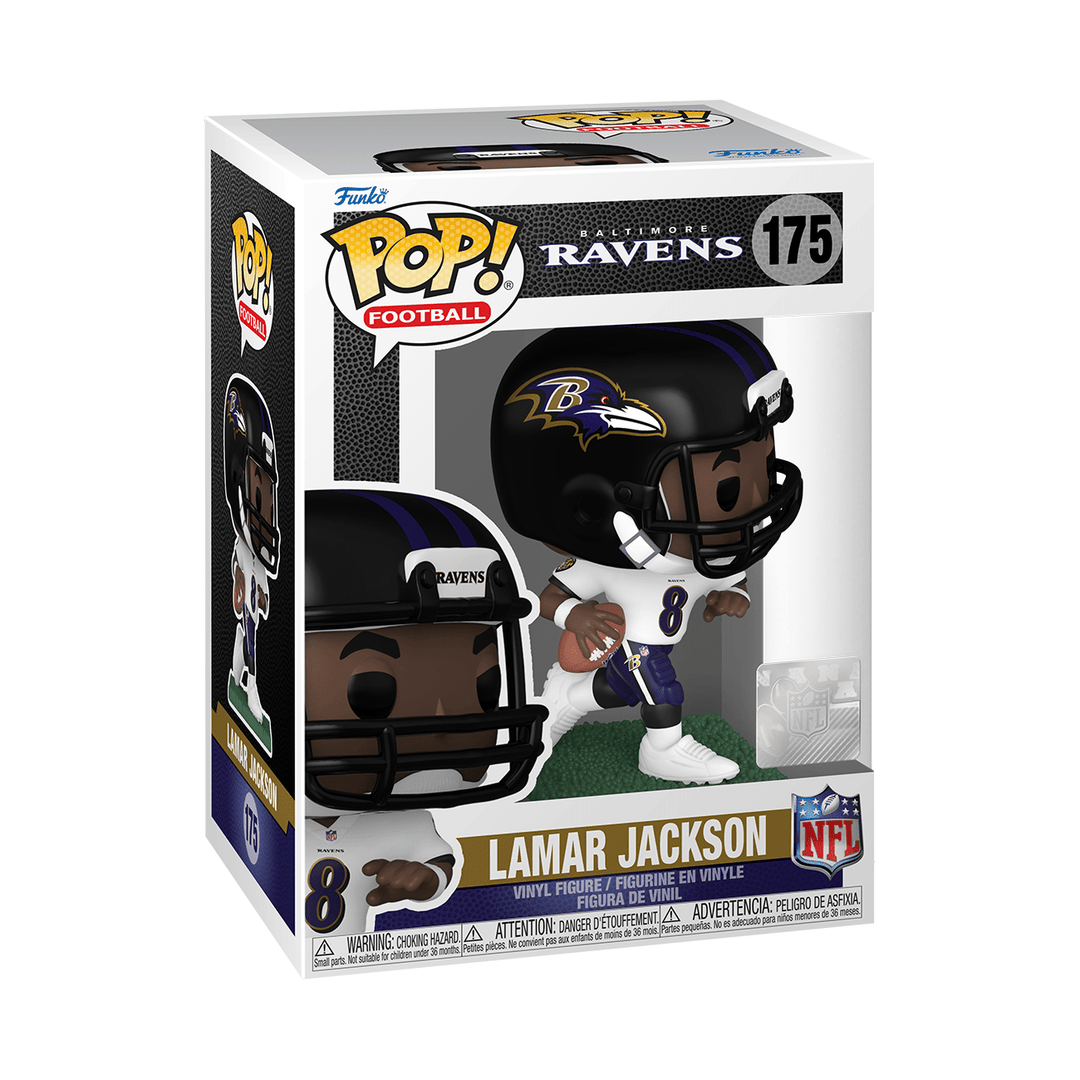 Funko Pop! NFL: Baltimore Ravens - Lamar Jackson Away Uniform - Fundom