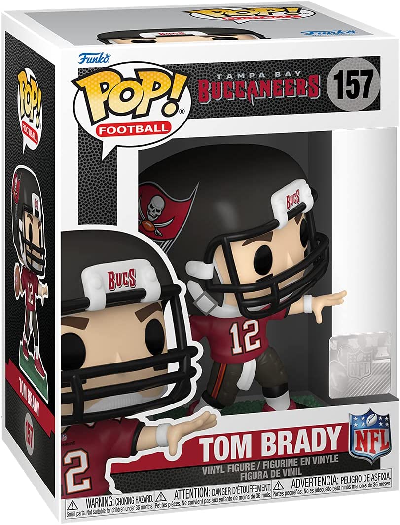 Funko Pop! NFL Buccaneers - Tom Brady (Home Uniform) Vinyl Figure - Fundom