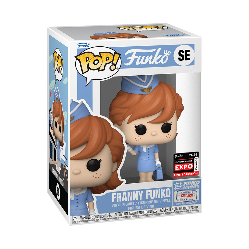 Funko Pop! Originals: Franny Stewardess Uniform 2024 Limited Edition Entertainment Expo Shared Exclusive - Fundom