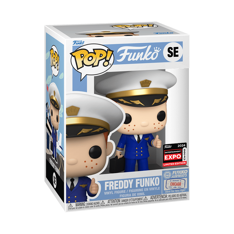 Funko Pop! Originals: Freddy in Pilot Uniform 2024 Limited Edition Entertainment Expo Shared Exclusive - Fundom