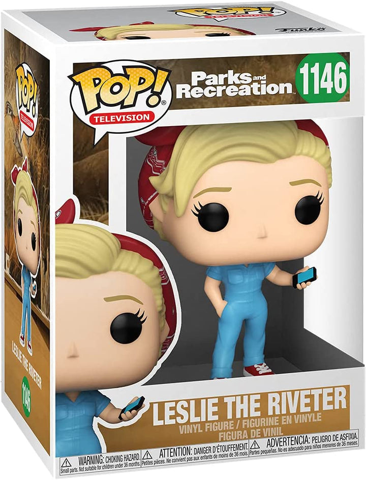 Funko Pop! Parks and Rec - Leslie The Riveter Vinyl Figure - Fundom