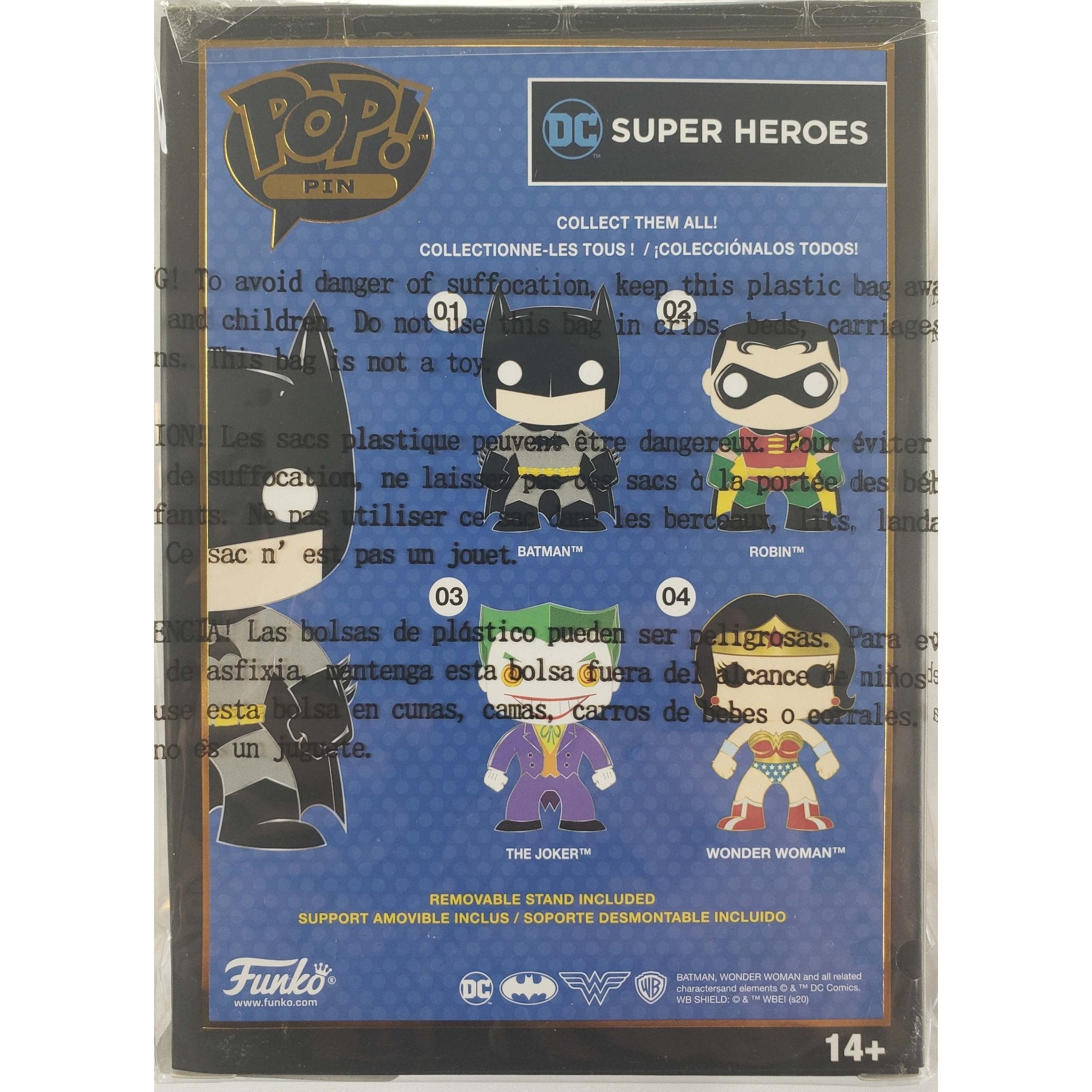 Funko Pop! Pin - DC Super Heroes Batman 01 Enamel Pin - Fundom