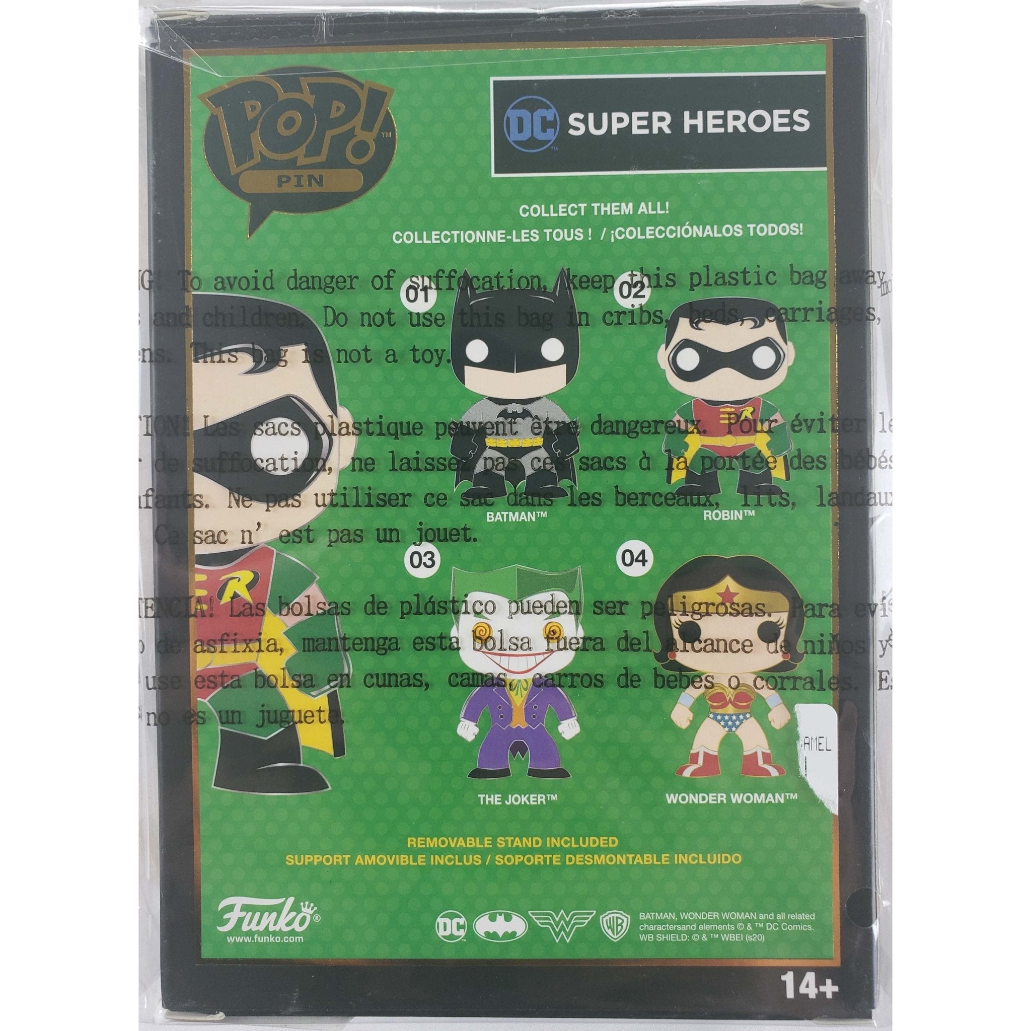Funko Pop! Pin - DC Super Heroes Robin 02 Enamel Pin - Fundom