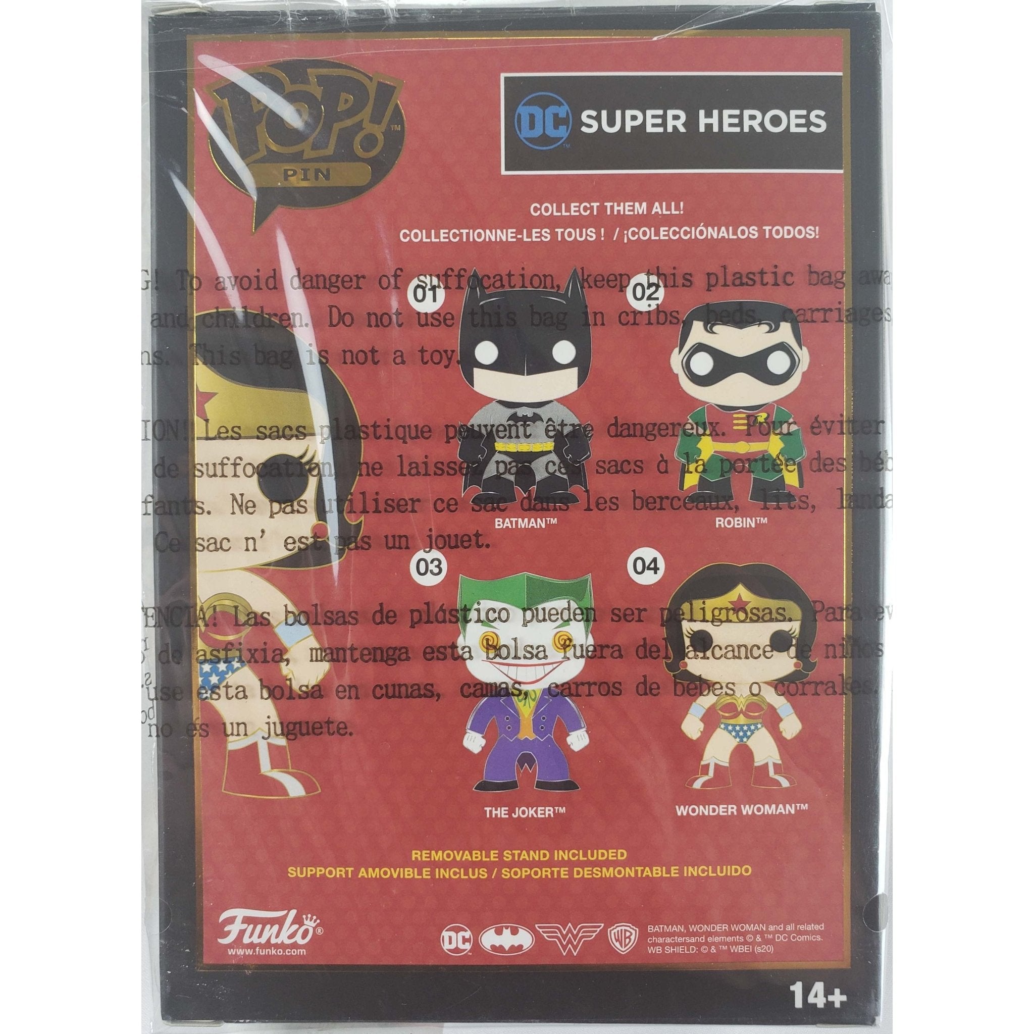 Funko Pop! Pin - DC Super Heroes Wonder Woman 04 Enamel Pin - Fundom