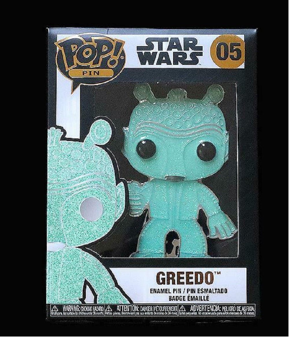 Funko Pop! Pin Star Wars Greedo Glitter Chase 4" Pin - Fundom