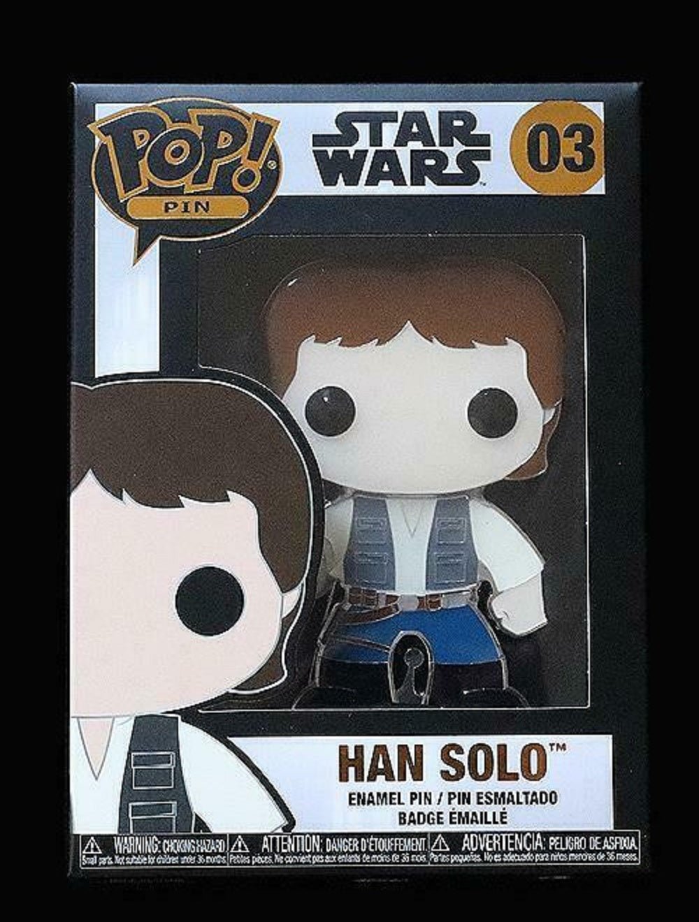 Funko Pop! Pin Star Wars Han Solo 4" Pin - Fundom