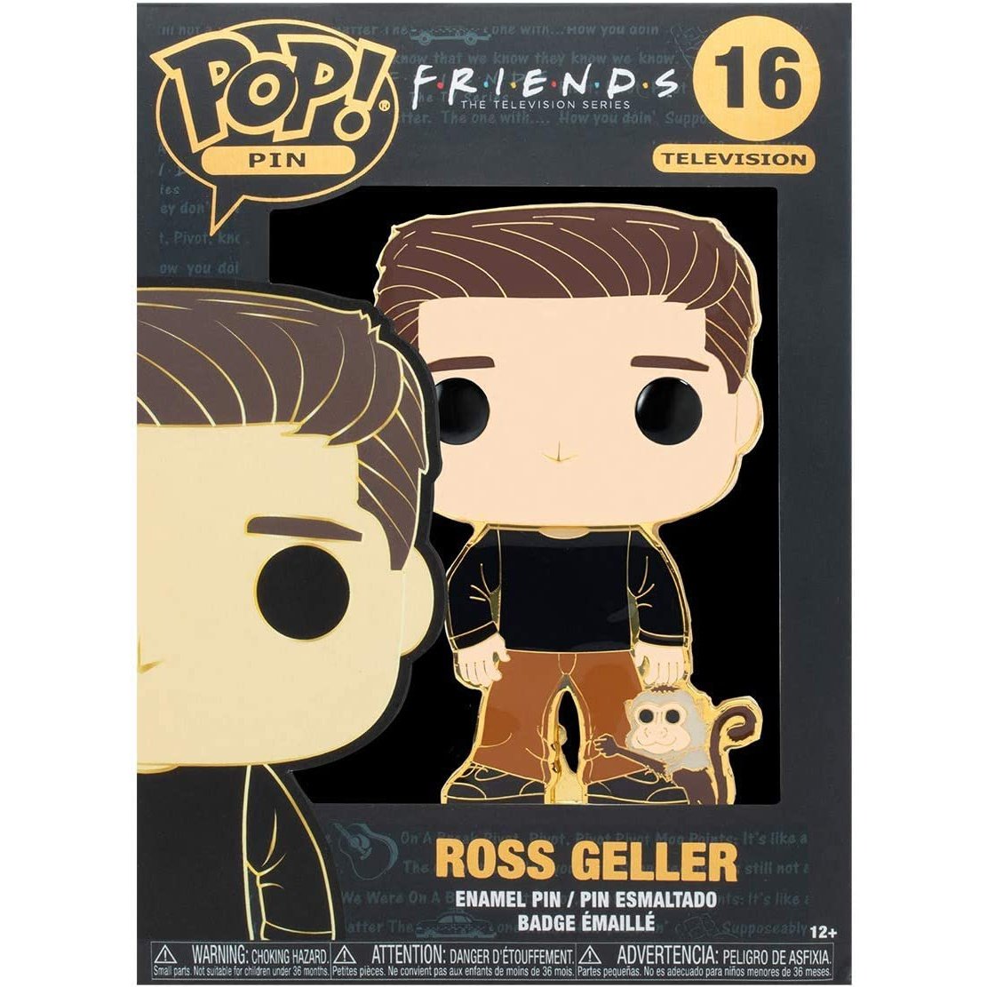 Funko Pop! Pins Friends - Ross Geller Pin - Fundom