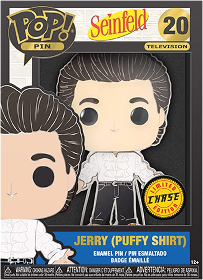 Funko Pop! Pins: Seinfeld - Jerry Puffy Shirt Chase Enamel Pin - Fundom