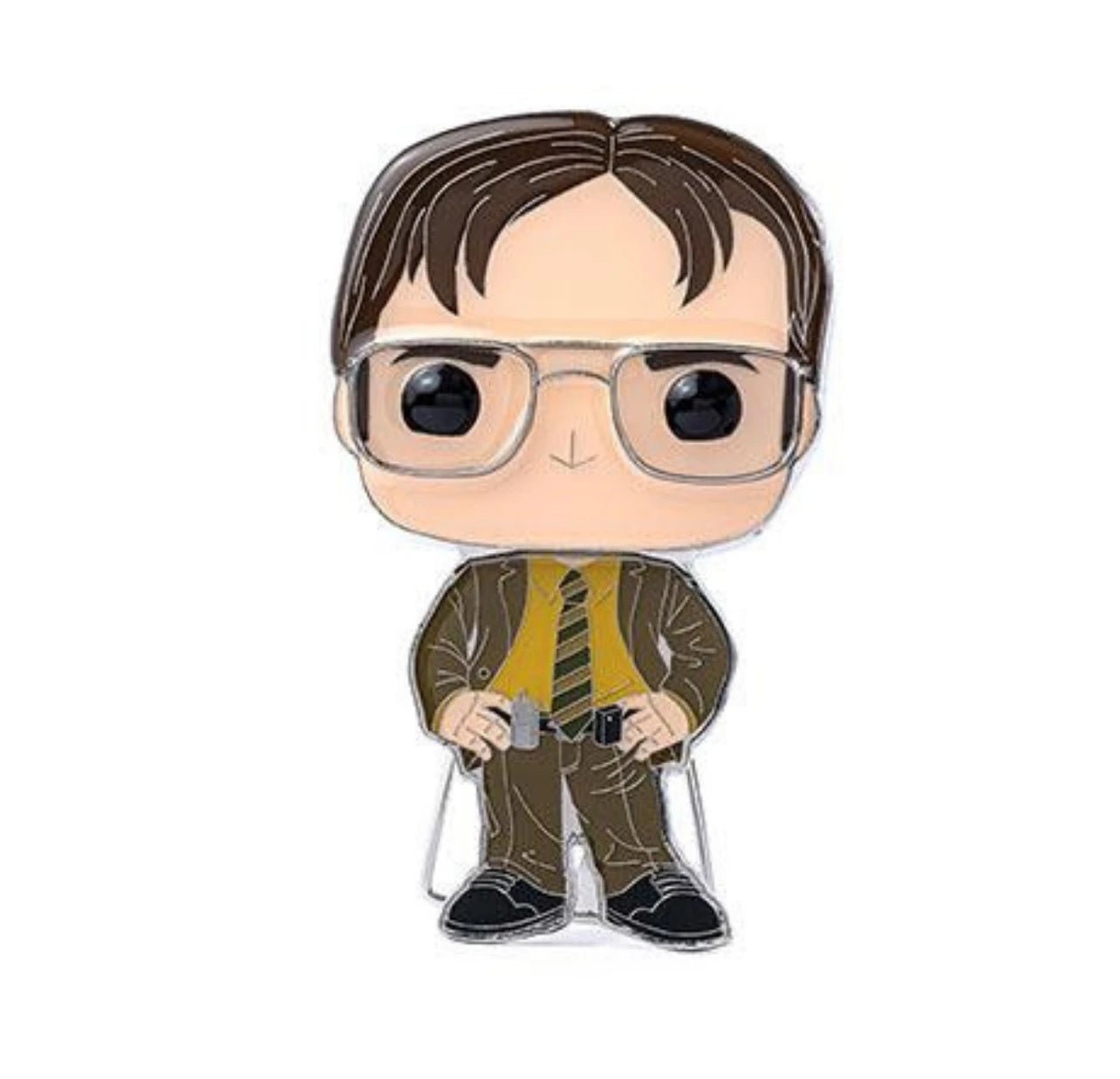 Funko Pop! Pins The Office Dwight Schrute 4" Pin - Fundom