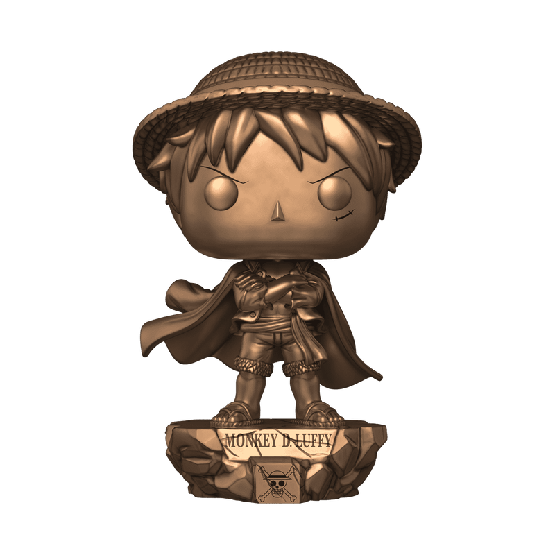 Funko Pop! Plus: One Piece 25th Anniversary - Monkey D. Luffy Statue Bronze 1900 Shop Exclusive - Fundom