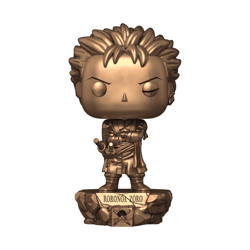 Funko Pop! Plus: One Piece 25th Anniversary - Roronoa Zoro Statue Bronze 1901 Shop Exclusive - Fundom