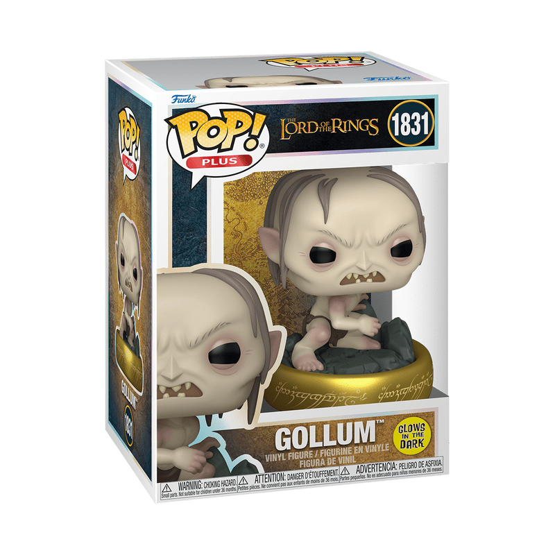 Funko Pop! Plus: The Lord Of The Rings - Gollum 1831 Glow - in - the - dark - Fundom